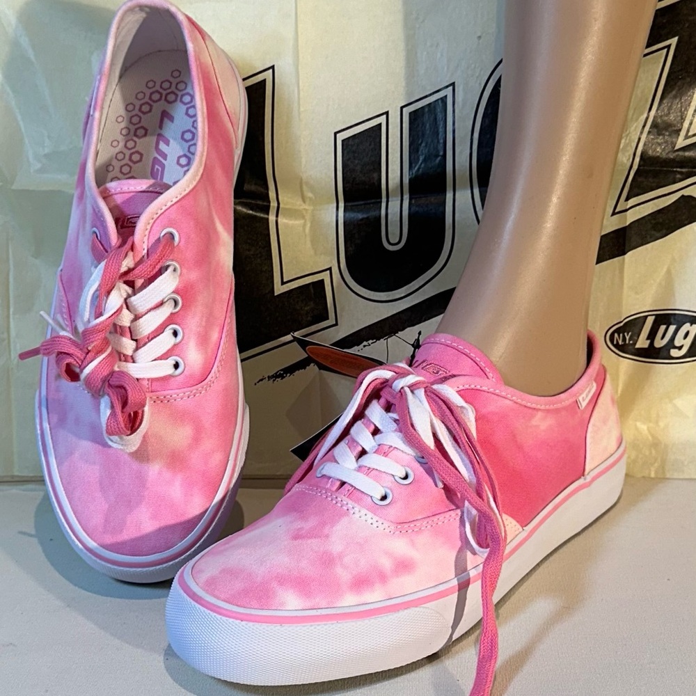 LUGZ WOMENS TIE DYE CANVAS SNEAKERS
